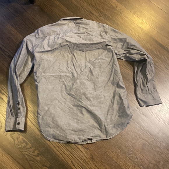 Modern Amusement Button Down Shirt Blue Size Large L EUC - Picture 8 of 8